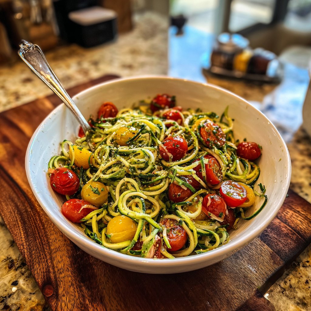Zucchini Noodle Salad Surprise