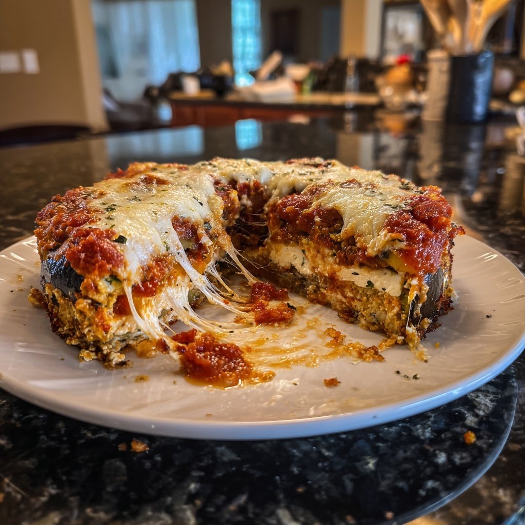 Savory Eggplant and Zucchini Bake