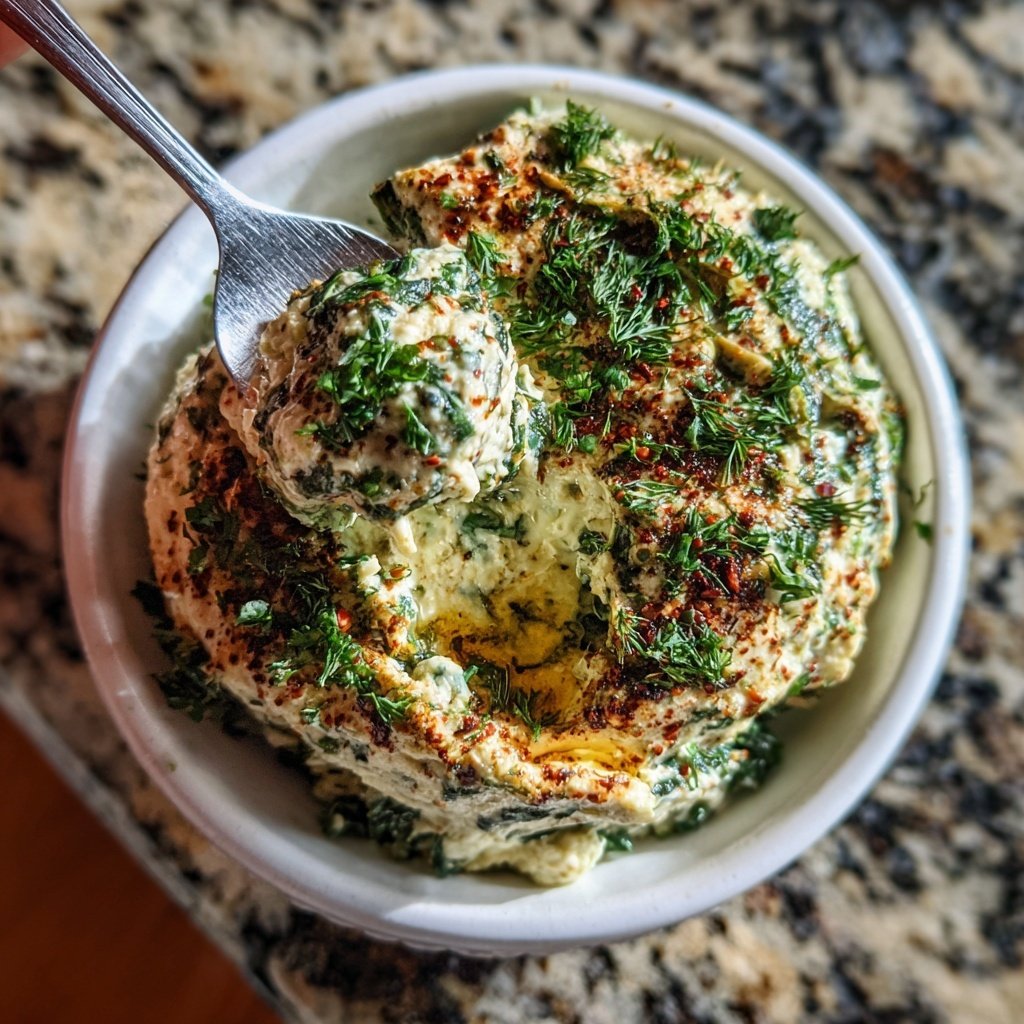 Savory Spinach Yogurt Dip