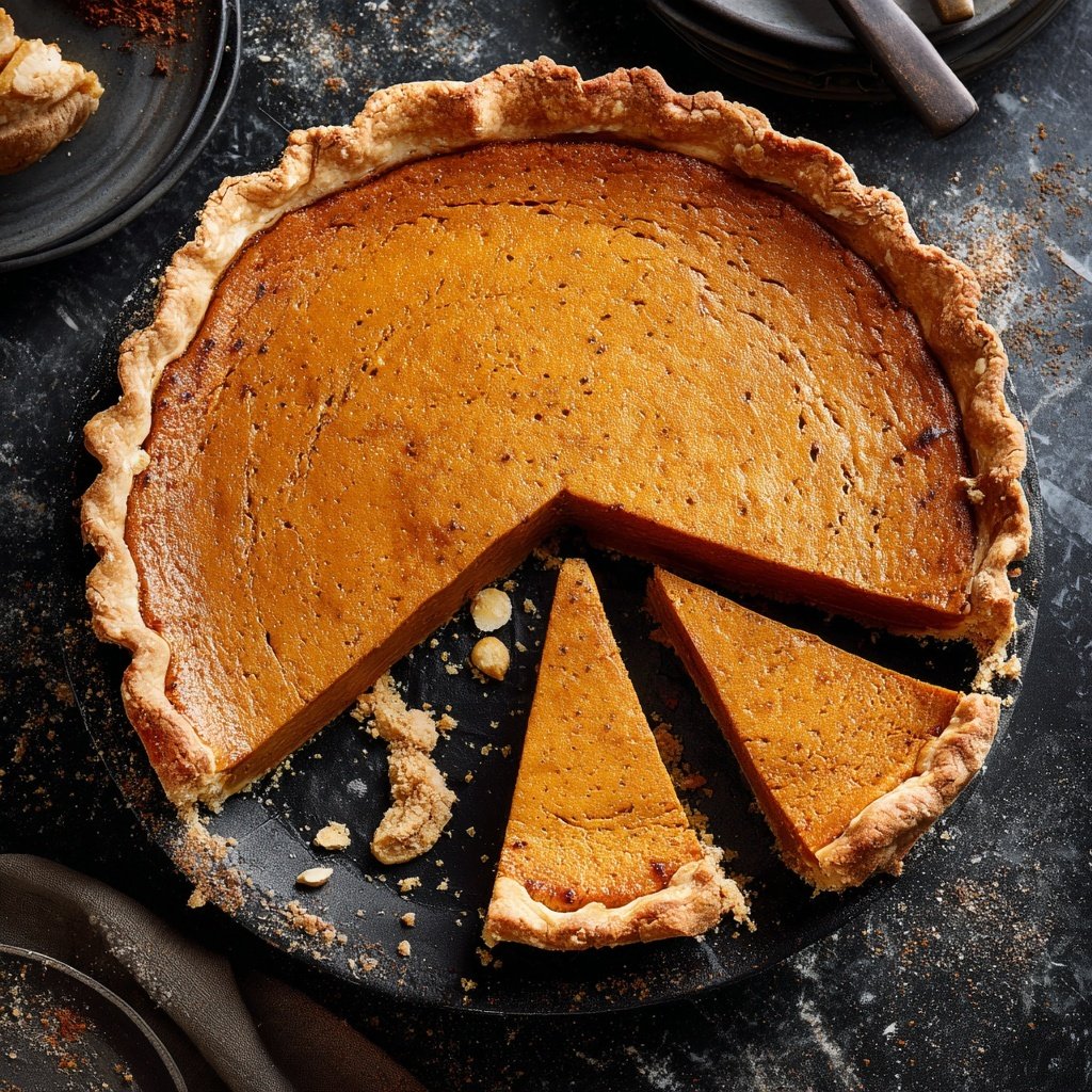 Festive Spiced Pumpkin Pie