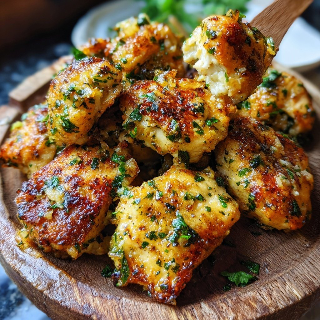 Garlic Butter Chicken Bites