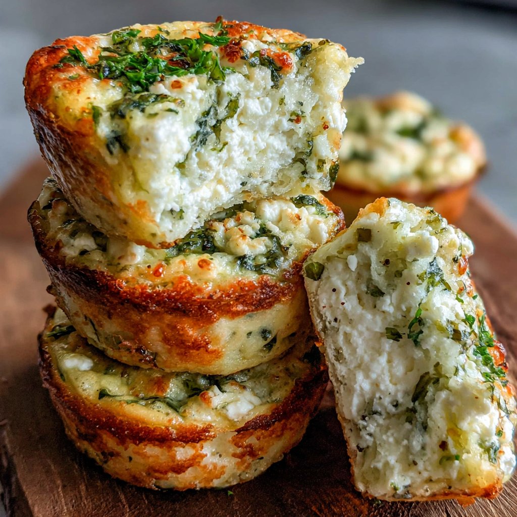 Spinach Feta Egg Cups